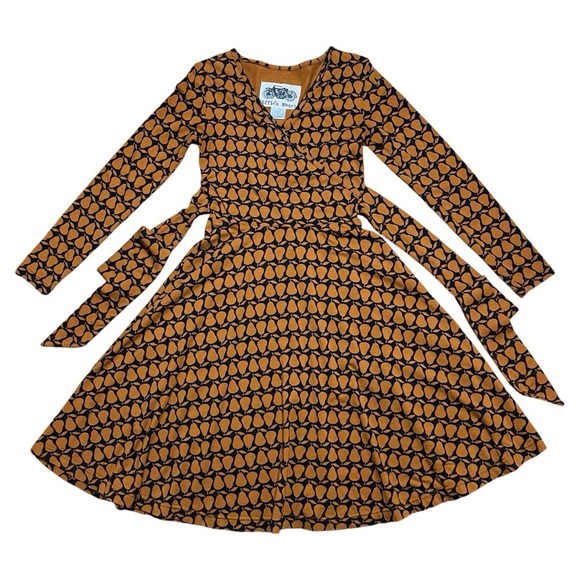 Effie’s Heart Sarah Long Sleeve Bartlett Pear Dress In Sz S - Picture 1 of 12